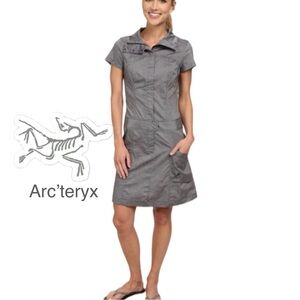 Arc'teryx Women's Grey Blasa Shirt Dress Size 6